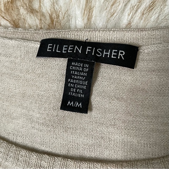 Eileen Fisher 100% merino wool hi Lo knit - Picture 6 of 8